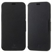 SB-IA17-FPSM/BK [iPhone X ケース RILEGA Slim Flip カーボンブラック]