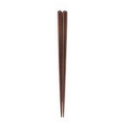 食洗箸 染紫 一半 23.5cm
