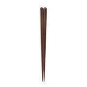 食洗箸 染紫 一半 23.5cm