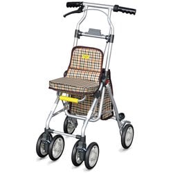 シルバーカー No.672 ポシェットS-2 チェックブラウン