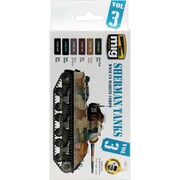 AMO-7171 [アクリルカラー6本組セット シャーマン戦車 カラーセット Vol.3 WWII米海兵隊]