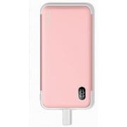 モバイルバッテリー ライトニングケーブル内蔵 パワーバンク 8000mAh ローズゴールド ID-P10-RGO