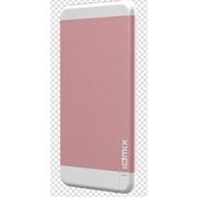 モバイルバッテリー ライトニングケーブル内蔵 パワーバンク 4100mAh ローズゴールド ID-I6-RGO