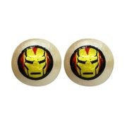 MARVEL コットンパールアクセサリー 直付けイヤリング アイアンマン [キャラクターグッズ]