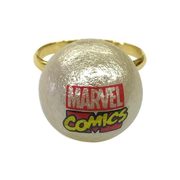 MARVEL コットンパールアクセサリー フリーサイズリング ロゴ [キャラクターグッズ]