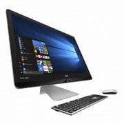 Zen AiO 27型/Core i5-7400T/メモリ 8GB/HDD 2TB/802.11ac/BT4.1/ドライブレス/Windows 10 Home 64ビット/Microsoft Office Home and Business Premium/グレー ZN270IEUK-7400THAB