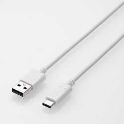 スマートフォン用USBケーブル USB(A-C) 認証品 1.5m ホワイト MPA-XAC15NWH