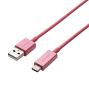 スマートフォン用USBケーブル/USB(A-C)/カラフル/1.2m/ピンク MPA-XACCL12PN