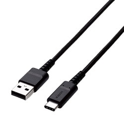 スマートフォン用USBケーブル USB(A-C) 高耐久 0.3m ブラック MPA-XACS03BK
