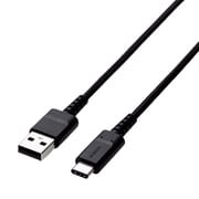 スマートフォン用USBケーブル USB(A-C) 高耐久 0.3m ブラック MPA-XACS03BK