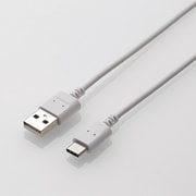 スマートフォン用USBケーブル USB(A-C) スリム 1.2m ホワイト MPA-XACX12WH