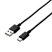 スマートフォン用USBケーブル USB(A-C) スリム 2.0m ブラック MPA-XACX20BK