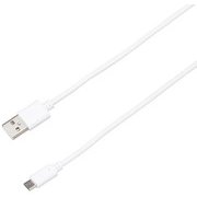 microUSB充電ケーブル 2A 0.2m 白 BCUSMC020WH
