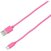 microUSB充電ケーブル 1A 1.2m ピンク BCUSMC120PK