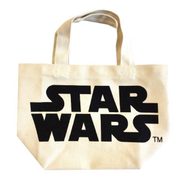 STAR WARS(スター・ウォーズ) マチ付バッグ ブラックロゴ [キャラクターグッズ]
