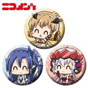 戦姫絶唱シンフォギアAXZ ニコメンズ缶バッジ3個セット A [キャラクターグッズ]