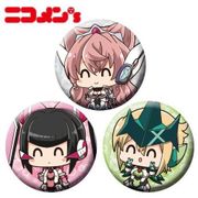 戦姫絶唱シンフォギアAXZ ニコメンズ缶バッジ3個セット B [キャラクターグッズ]