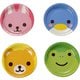 ペーパープレート 紙皿 どうぶつシリーズ 4柄 17cm 5枚入 使い捨て 日本製 DS-32