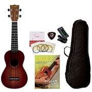 ウクレレ 教則本付き6点セット ギアペグ仕様 UK-160G/CS