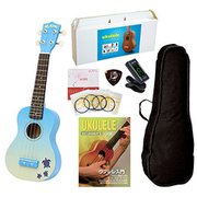 ウクレレ 教則本付き6点セット ギアペグ仕様 UK-100G/TTL