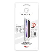 YATAGLASS TAKUMI iPhone 8 Plus/7 Plus用 ガラスフィルム 覗き見防止 ホワイト