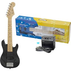 ミニエレキギター アンプセット MST-120S/MBK (SET)