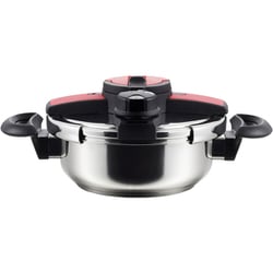 ステンレス 両手圧力鍋 3L IH対応 NEWボルドー