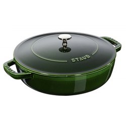 ストウブ ブレイザー ソテーパン 24cm バジルグリーン 40511-479