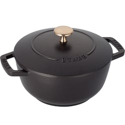 ヨドバシ.com - STAUB ストウブ Wa-NABE（ワナベ） M 18cm ブラック IH対応 生涯保証・国内正規販売品 40501-005  通販【全品無料配達】