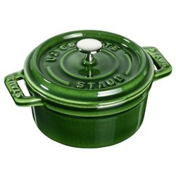 ストウブ ピコ・ココット ラウンド 10cm バジルグリーン 40509-804