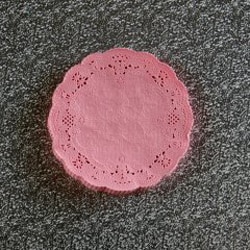 カラーレースペーパー 丸型 10cm 120P ピンク