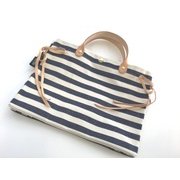 L0725 RI T165 Riga Blu/Naturale [キャンバストートバッグ]