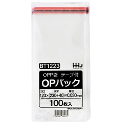 ヨドバシ.com - ハウスホールドジャパン BT1223 [OPP袋 透明テープ付き