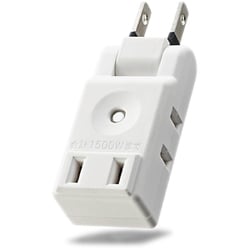 小型タップ コンパクト 3個口 ホワイト AVT-M01-23WH