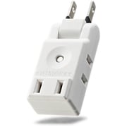 小型タップ コンパクト 3個口 ホワイト AVT-M01-23WH