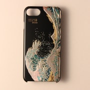 I8-MK0-001-B [iPhone SE（第2世代）/8/7 4.7インチ用 ケース 高盛り蒔絵シリーズ 波裏富士]