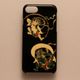 I8-MK0-003-B [iPhone 8/7用ケース 高盛り蒔絵シリーズ 風神雷神]