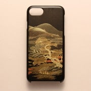I8-MK0-005 [iPhone 8/7用ケース 高盛り蒔絵シリーズ 山水]