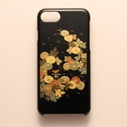 I8-MK0-006-B [iPhone 8/7用ケース 高盛り蒔絵シリーズ 小菊]