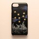 I8-MK0-014-B [iPhone 8/7用ケース 高盛り蒔絵シリーズ 千鳥]