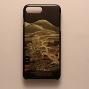 I8P-MK0-005 [iPhone 8 Plus/7 Plus用ケース 高盛り蒔絵シリーズ 山水]
