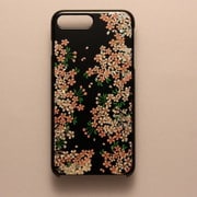 I8P-MK0-009-B [iPhone 8 Plus/7 Plus用ケース 高盛り蒔絵シリーズ 桜]