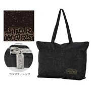 H0001 SW28 [スター・ウォーズ 折りたたみトートバッグ 17L スペースロゴゴールド]