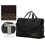 H0002 SW28 [スター・ウォーズ 折りたたみボストンバッグ Mサイズ 23L スペースロゴゴールド]
