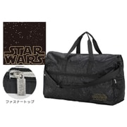 H0004 SW28 [スター・ウォーズ 折りたたみボストンバッグ Lサイズ 38L スペースロゴゴールド]