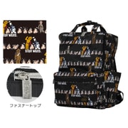 HAP0103 SW26 [スター・ウォーズ 折りたたみリュック ハンドル付 20L ペーパーカットブラック]
