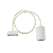 スワンバルブソケット 120ホワイト ランプ別売り(最大100W) APE-012WH