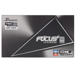 【新品未開封】Seasonic FOCUS+ Platinum SSR750PX Seasonic 80PLUS Platinum認証取得 ATX電源 FOCUS PX S 750W