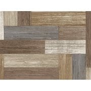 リノベシート REN-01 ペンキ組木 90cm×90cm [マット・シート]