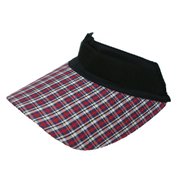 SCHOOL CHECK VISOR RED